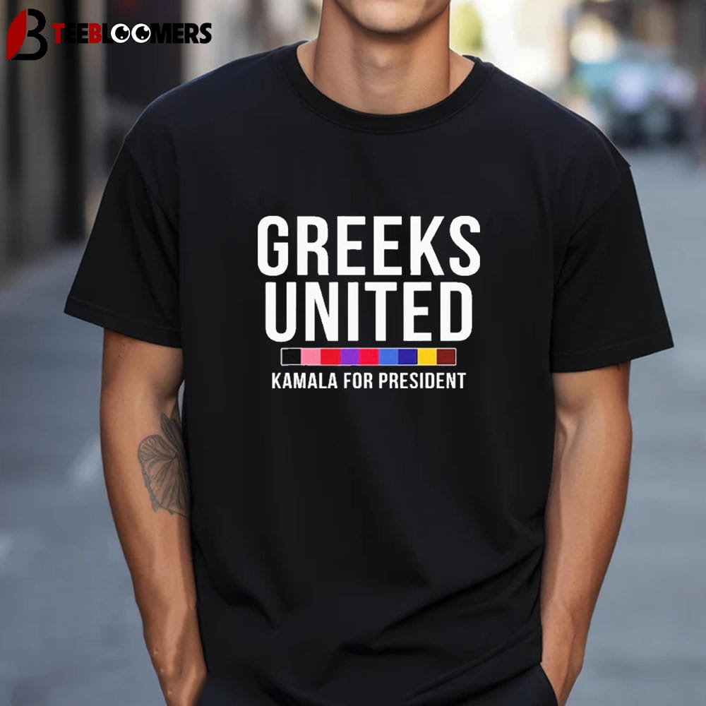 A Greeks United President Election Vote For Kamala Harris Unisex Vintage T Shirt