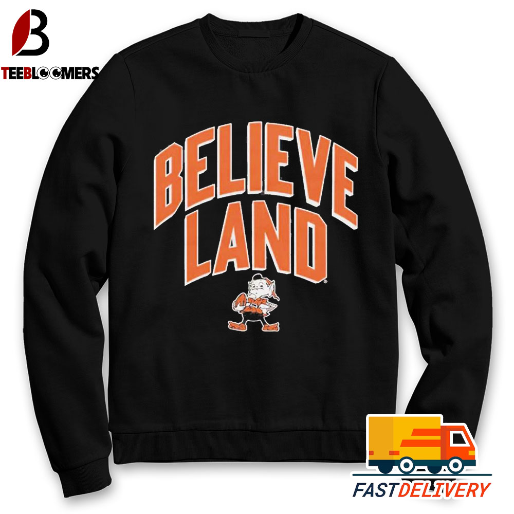 Believeland Cleveland Browns Brownie Sweatshirt