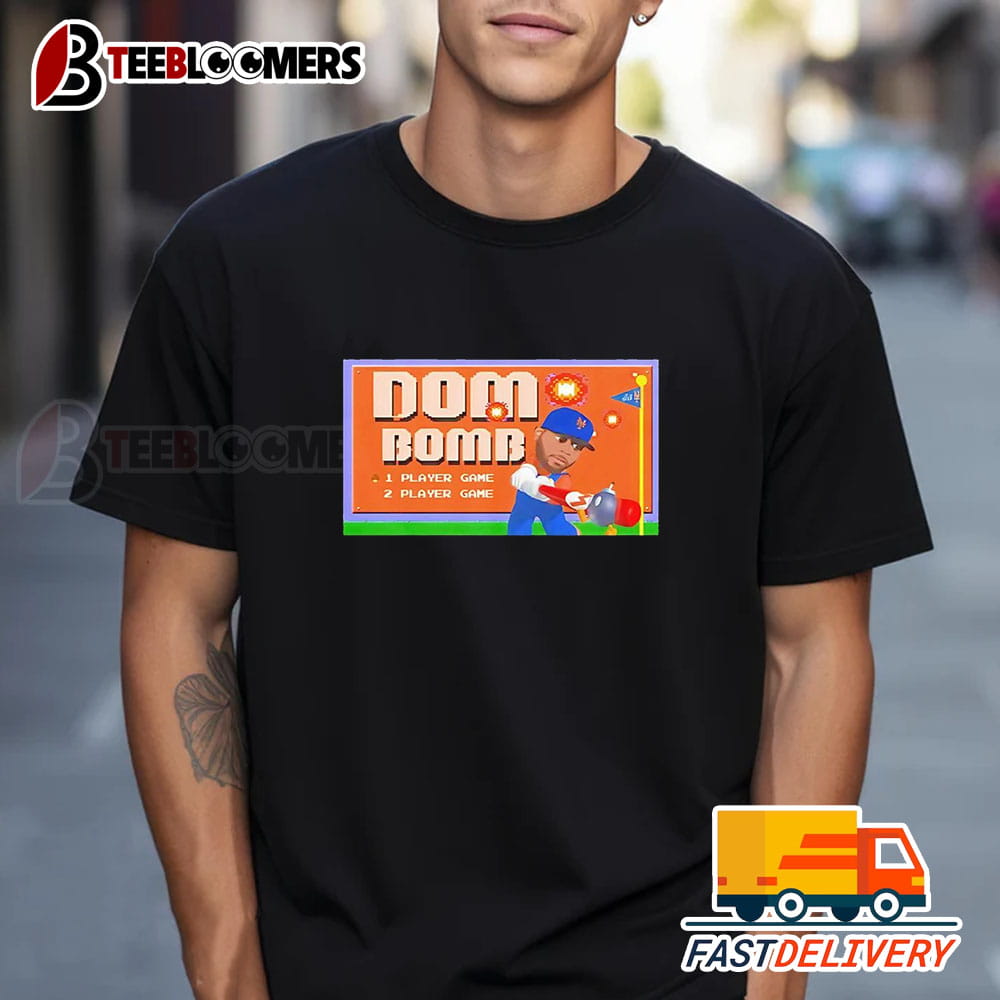 Dom Bomb Player Game New York Mets Cartoon Shirt 1