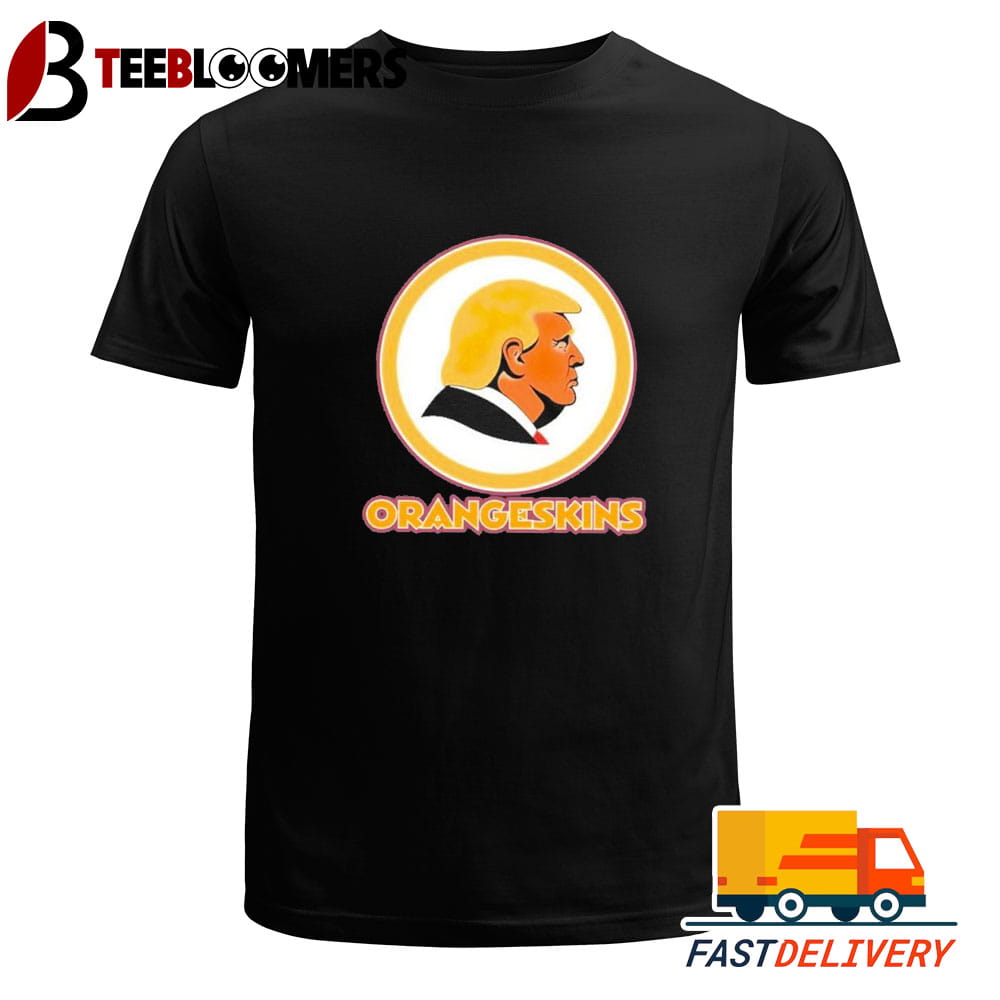 Donald Trump Orangeskins Washington Redskins T Shirt Vintage Unisex Tee