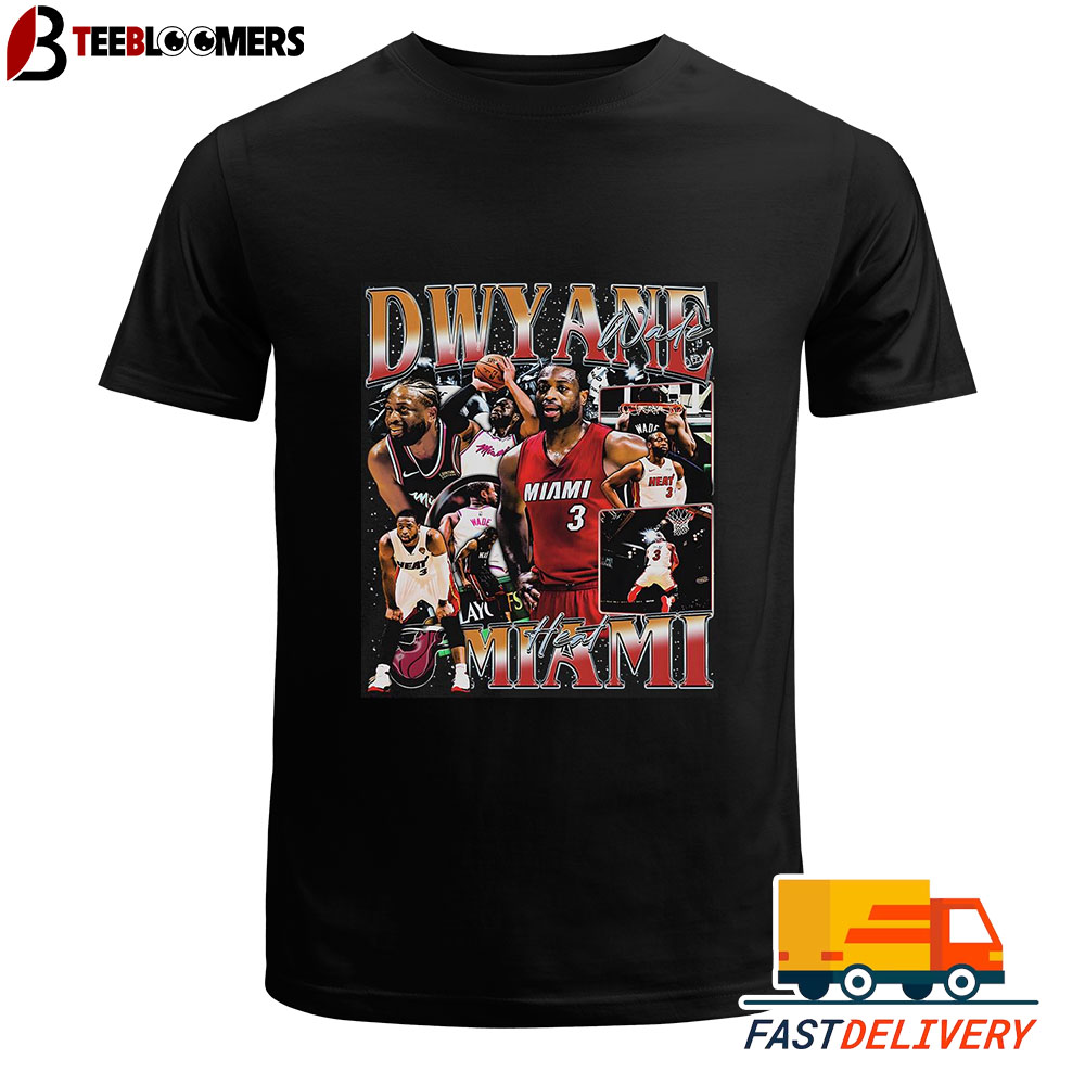 Dwyane Wade 3 Miami Heat Basketball player graphic Sweatshirt