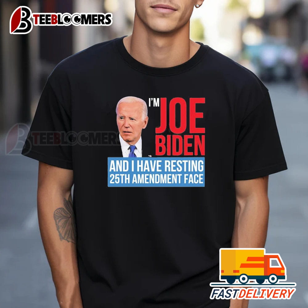 I'm Joe Biden And I Have Resting 25th Amendment Face Vintage Unisex T Shirt 1