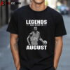 Legends Are Born In August Kobe Bryant Unisex Vintage T Shirt