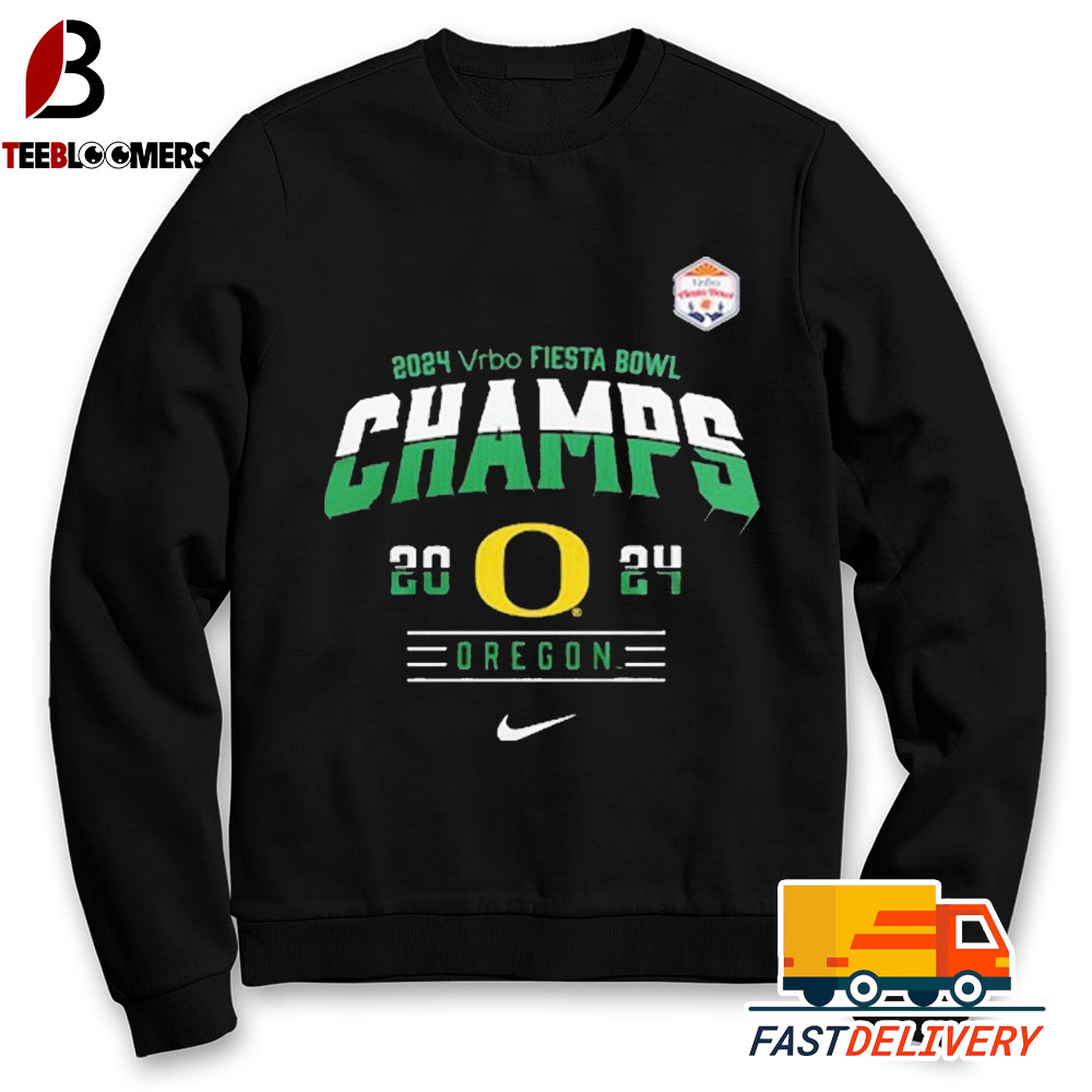 NCAA Oregon Ducks 2024 Vrbo Fiesta Bowl Champs Sweatshirt