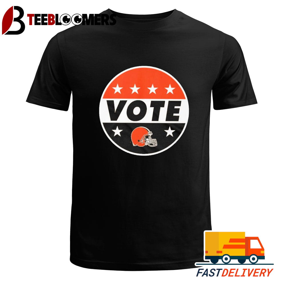 NFL Vote Cleveland Browns Football T Shirt Vintage Unisex Tee