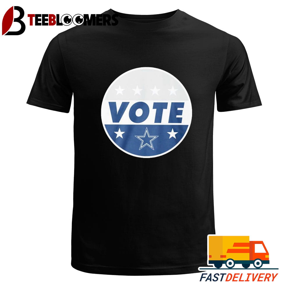 NFL Vote Dallas Cowboys Football T Shirt Vintage Unisex Tee