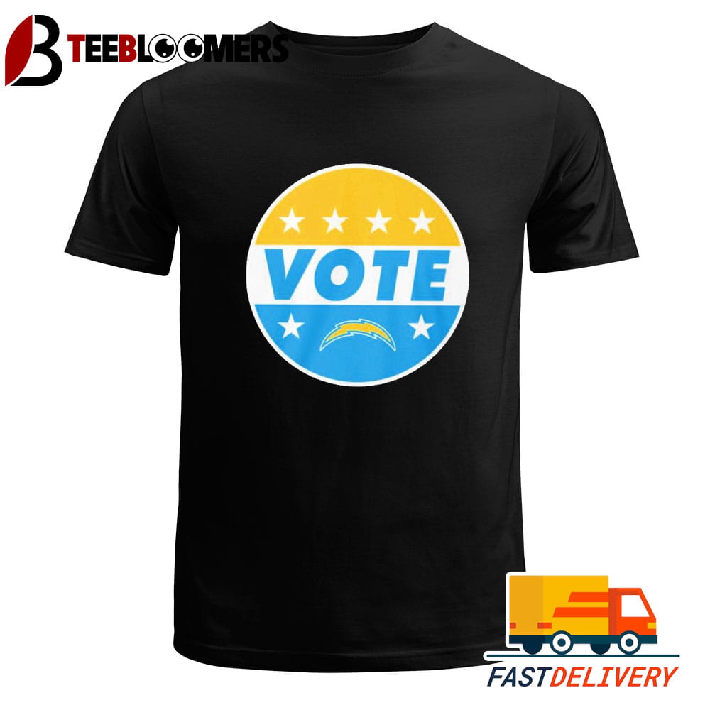 NFL Vote Los Angeles Chargers Football T Shirt Vintage Unisex Tee