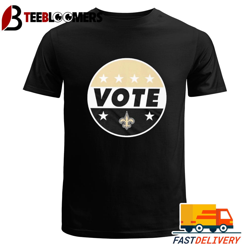 NFL Vote New Orleans Saints Football T Shirt Vintage Unisex Tee