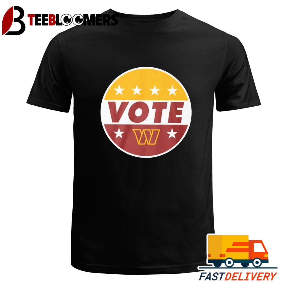 NFL Vote Washington Commanders Football T Shirt Vintage Unisex Tee