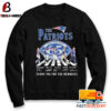 New England Patriots Go On The Road Team Player Signature Sweatshirt