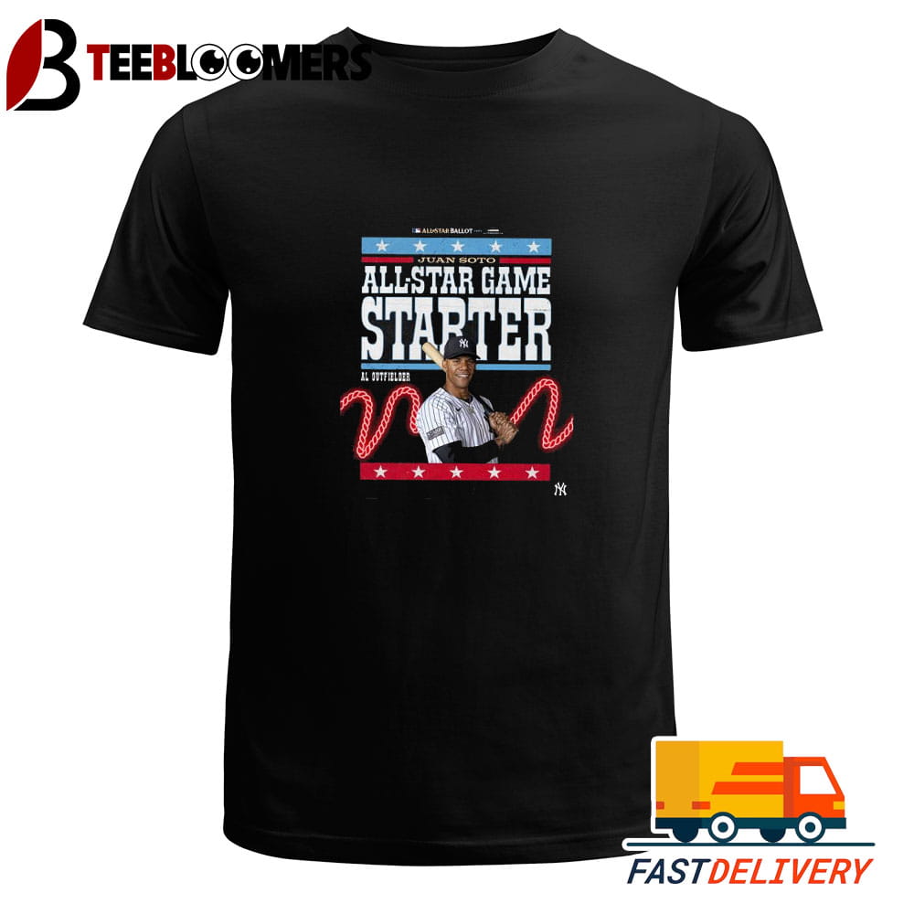 New York Yankees Juan Soto All Star Game Starter AL Outfielder T Shirt Vintage Unisex Tee