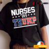 Nurses For Trump America President 2020 Duty Scrubs T shirt2