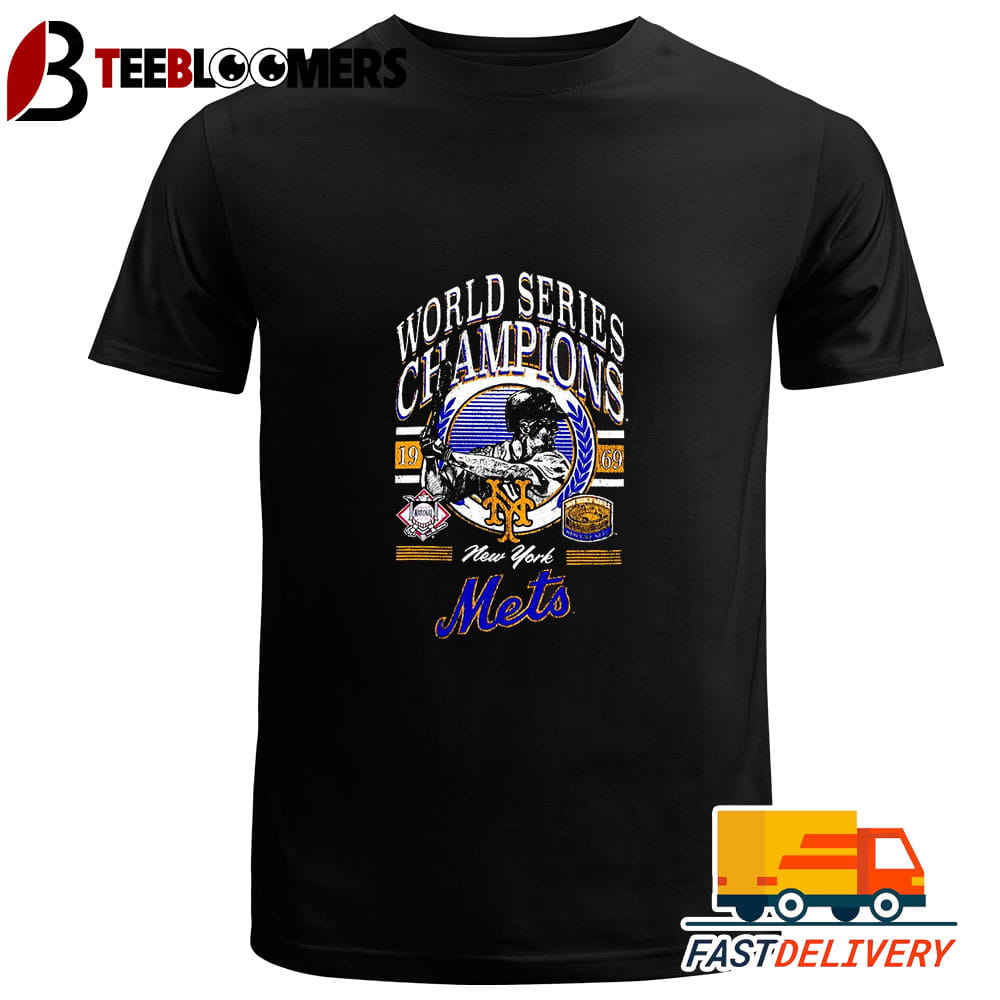 Official New York Mets Baseball World Series Champions 1969 Logo Retro T Shirt Unique Trending Tee Unique Trending Tee