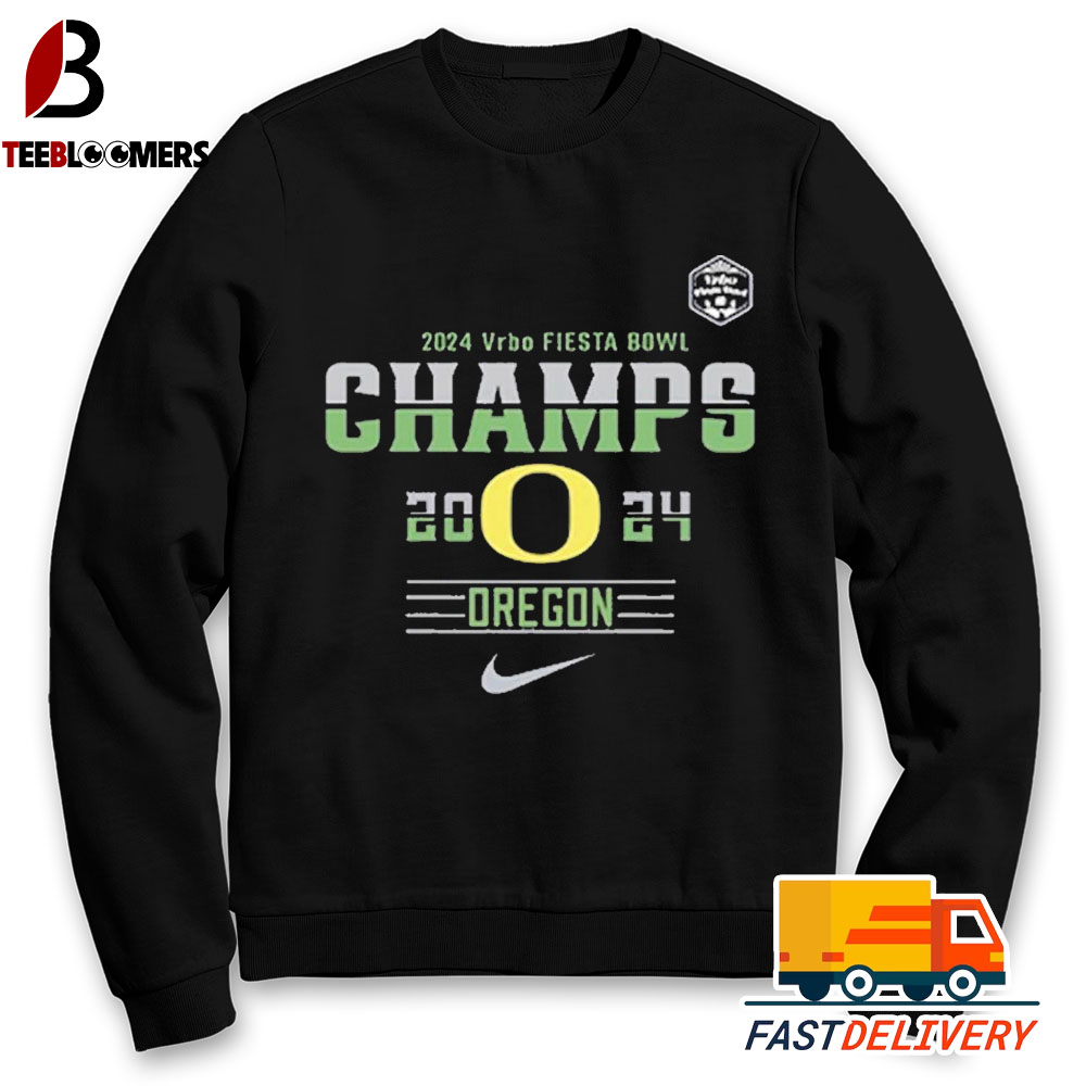 Oregon Ducks 2024 Vrbo Fiesta Bowl Champs Dregon Sweatshirt