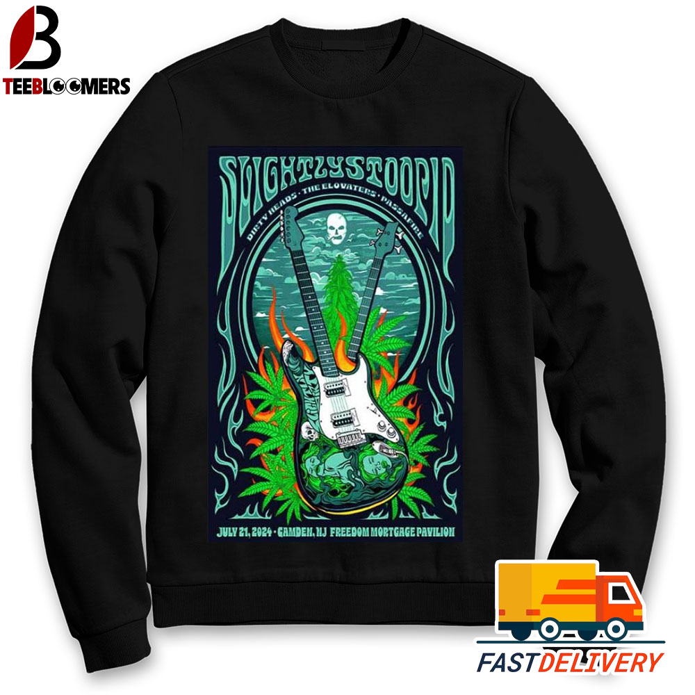 Slightly Stoopid July 21 2024 Freedom Mortgage Pavilion Camden NJ Poster Sweatshirt 1