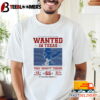 The Philadelphia Philies Are Wanted In Texas Trea Shiesty Turner All Star Game 2024 Shirt Unisex Vintage Trending Tee 2