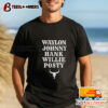 Waylon Johnny Hank Willie Posty Shirt long sleeve shirts