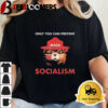 Bear Wearing Maga Hat Only You Can Prevent Socialism Unisex Vintage T Shirt 2