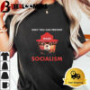 Bear Wearing Maga Hat Only You Can Prevent Socialism Unisex Vintage T Shirt 3