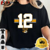 Brady Cook 12 Stripe Missouri Tigers Football Unisex Vintage T Shirt 2