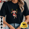 Chihuahua Gorgeous Reindeer Christmas Ornament Unisex Vintage T Shirt 1