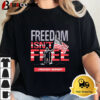 Freedom isn't free freedom forever USA flag Unisex Vintage T Shirt 2