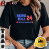 Kamala Harris And Tim Walz '24 We're Not Going Back Maga Hat Unisex Vintage T Shirt 1