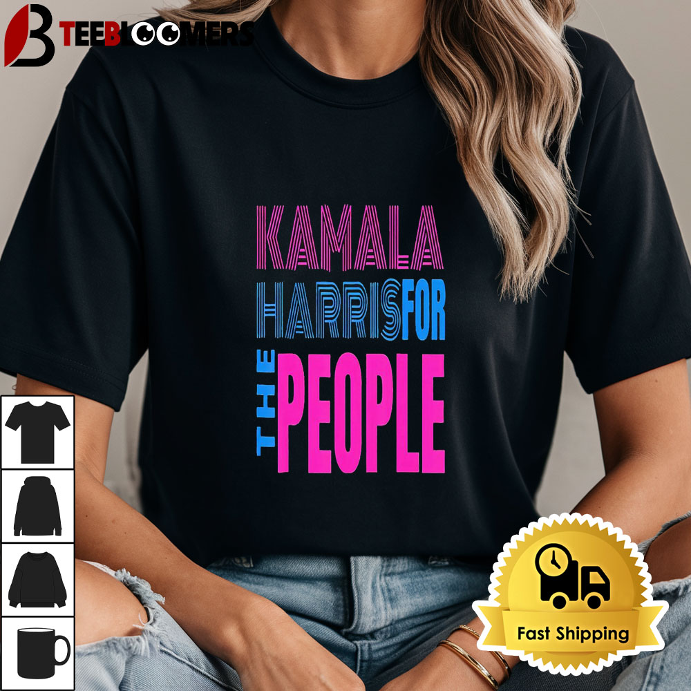 Kamala Harris For The People 2024 Tim Walz Unisex Vintage T Shirt 1