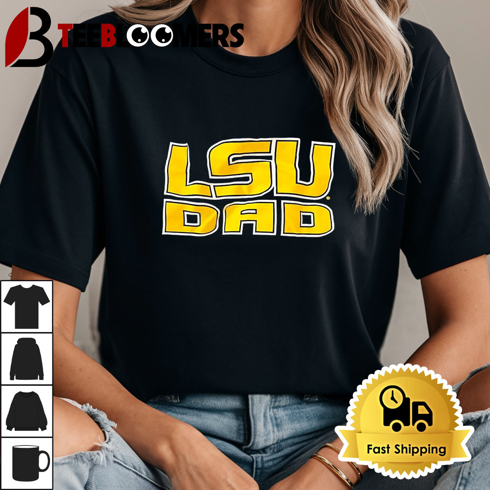 Lsu Tigers Dad Unisex Vintage T Shirt 1