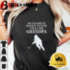 My Favorite Hockey Player Calls Me Grandpa Player Hockey Unisex Vintage T Shirt 3