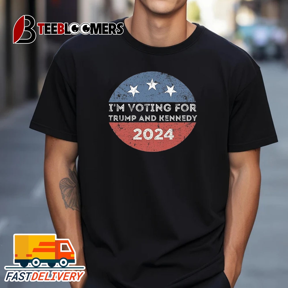 NEW I'm Voting For Trump Vance Kennedy Vintage 2024 Vintage T Shirt Treding