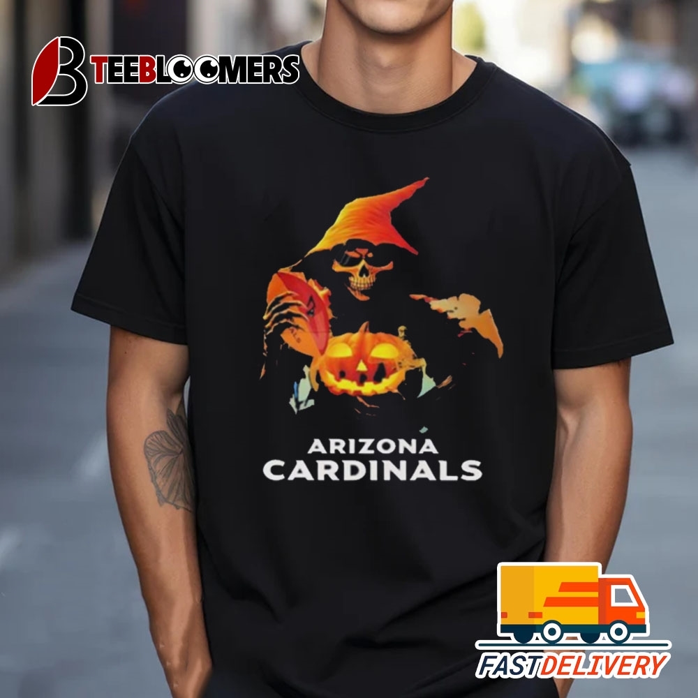 Nfl Arizona Cardinals Ghost Witches Halloween T Shirt Vintate Retro Trending Tee Vintage T Shirt Trending