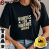 Nurses For Kamala Harris 2024 Unisex Vintage T Shirt 1