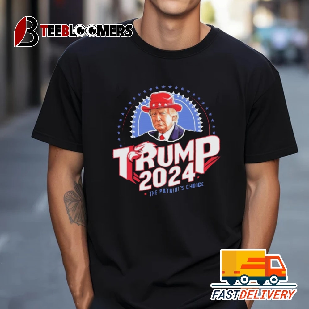 Trump 2024 The Patriots Choice T Shirt Vintate Retro Trending Tee Vintage T Shirt Trending