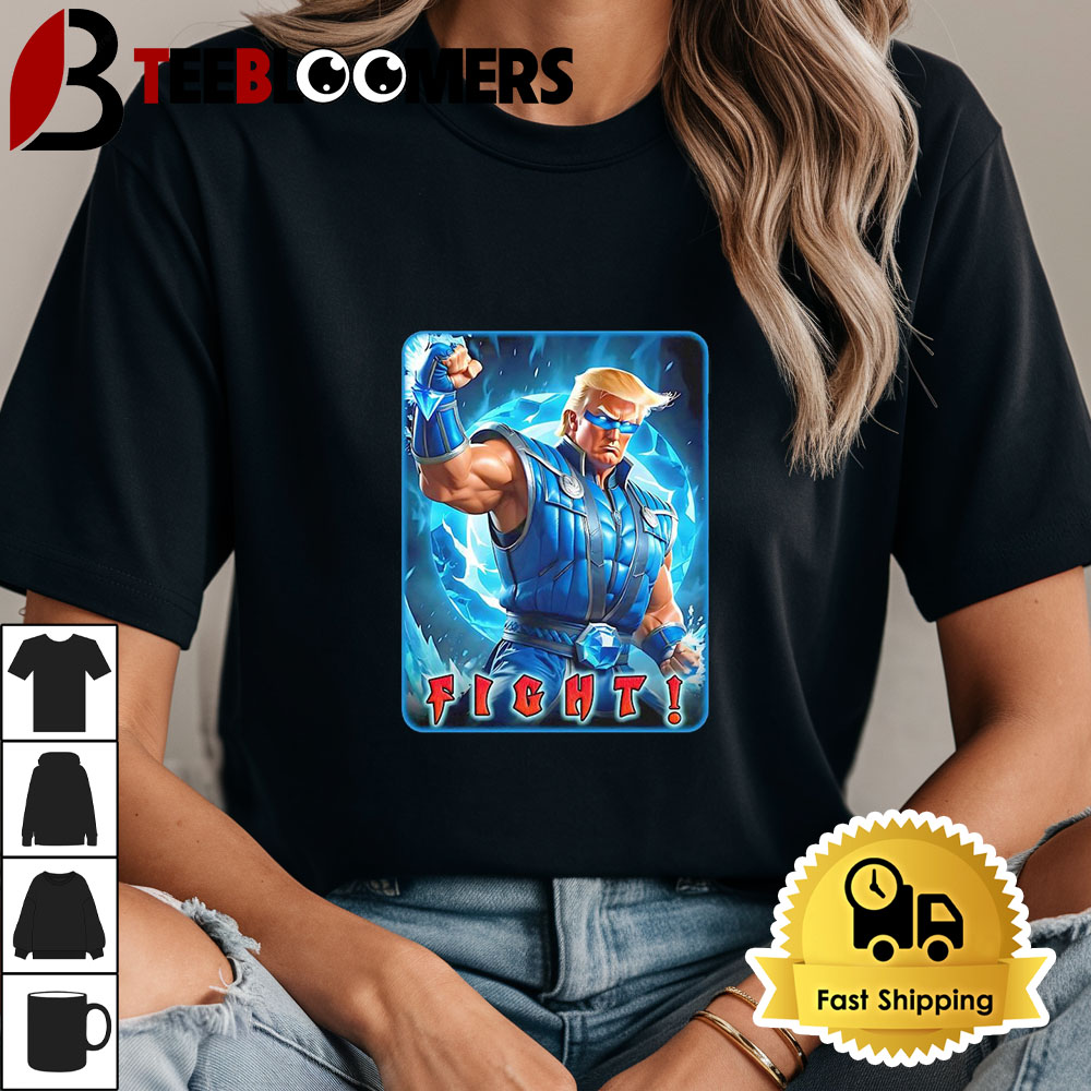 Trump Fight Style Mortal Kombat Unisex Vintage T Shirt 1