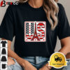 Usa Eiffel Tower 2024 Paris Unisex Vintage T Shirt 1