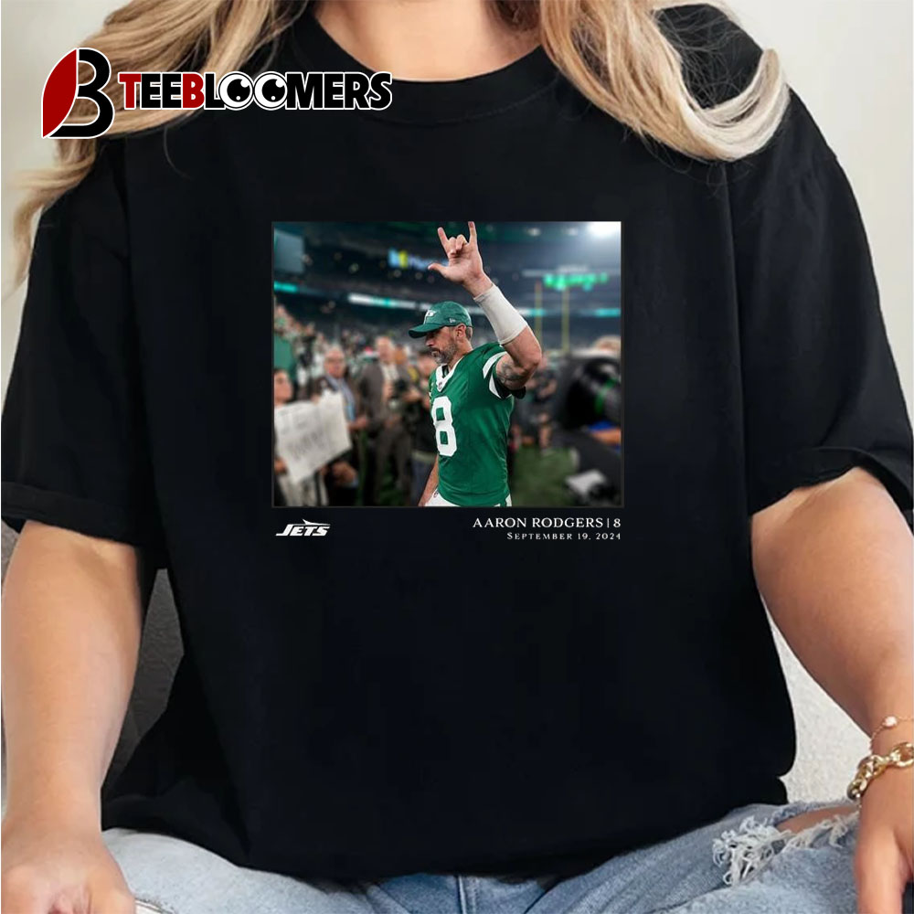 Aaron Rodgers New York Jets Nfl Flash Features Week 3 Unisex Vintage T Shirt