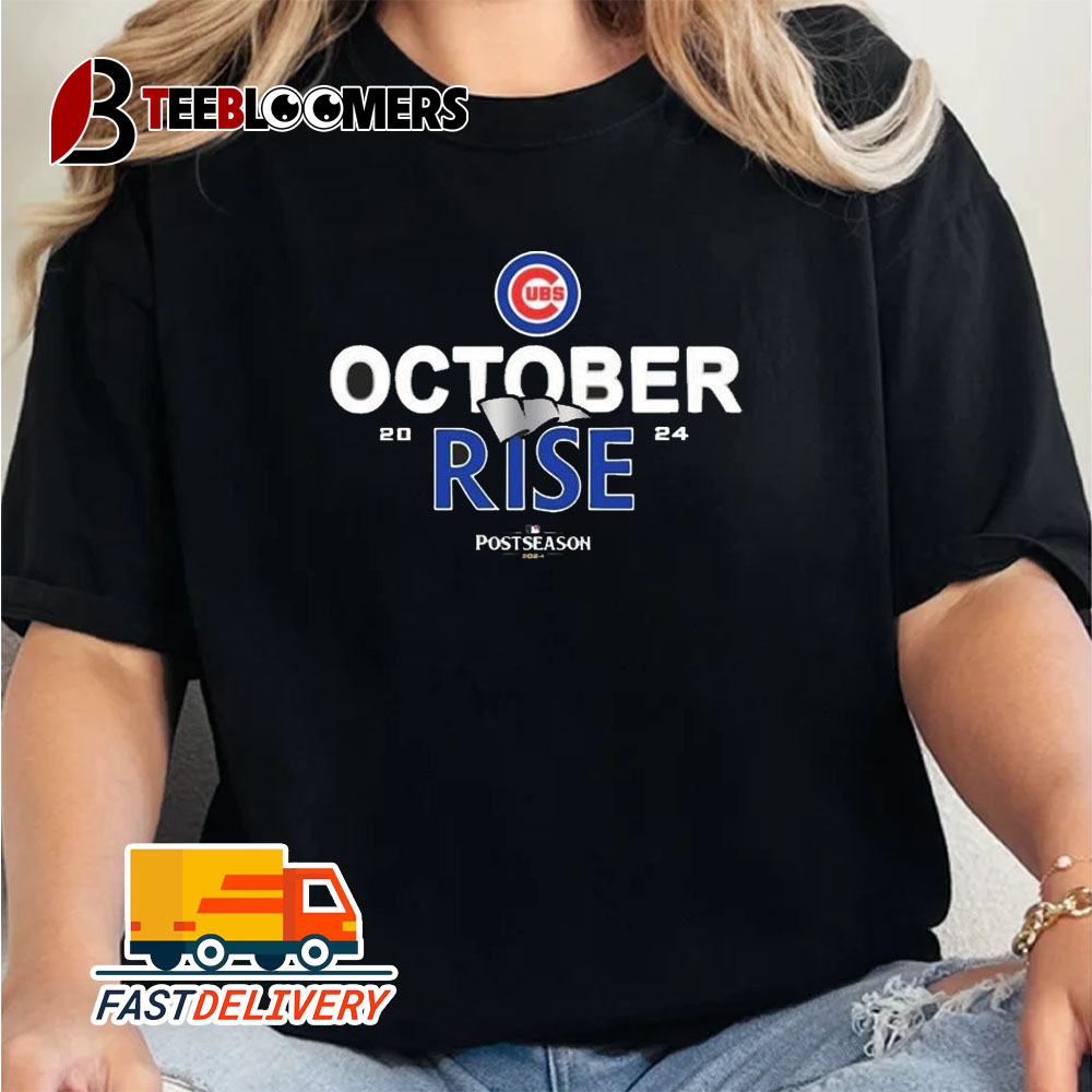 Chicago Cubs October Rise 2024 Postseason Unisex Vintage T Shirt