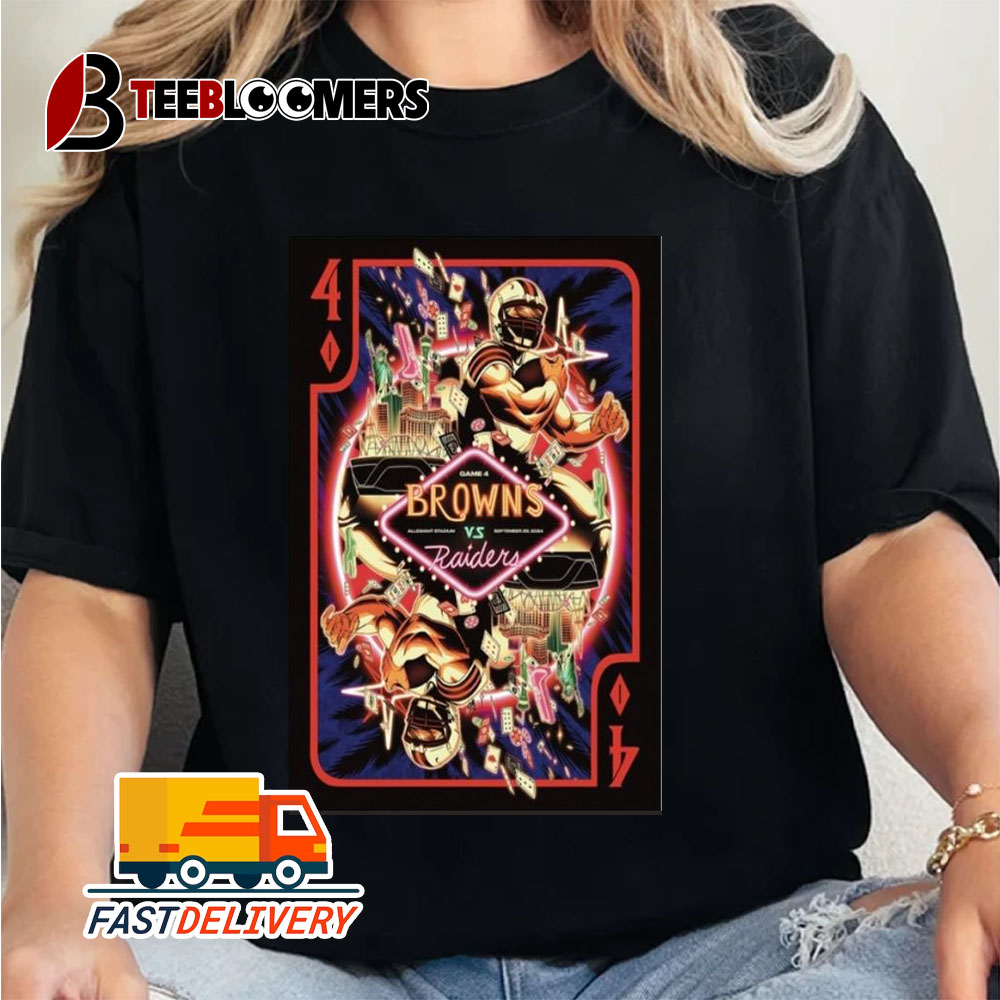 Cleveland Browns X Las Vegas Raiders September 29 At Allegiant Stadium In Las Vegas Nv On 2024 Unisex Vintage T Shirt