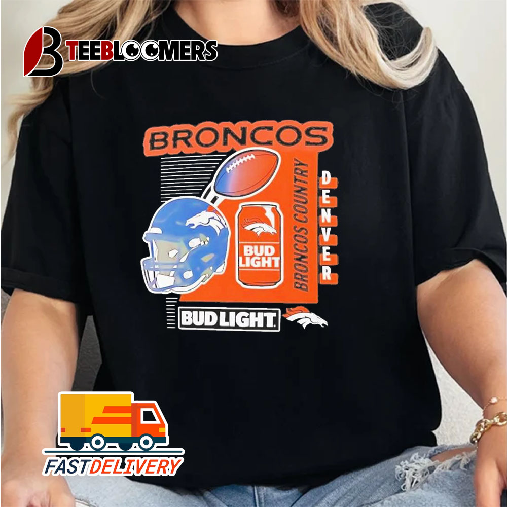 Denver Broncos Bud Light Broncos Country Unisex Vintage T Shirt