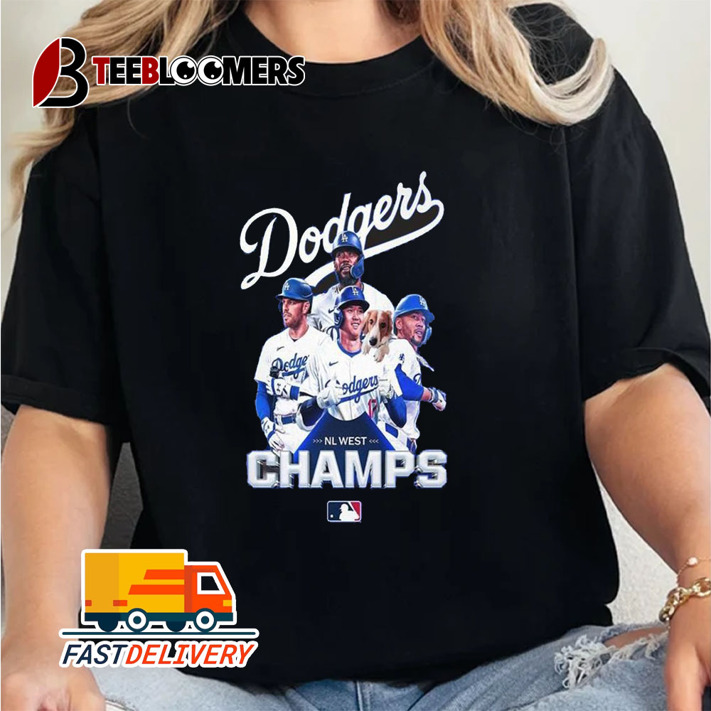 Dodgers Mlb Nl West Division Los Angeles Dodgers Champs 2024 Unisex Vintage T Shirt