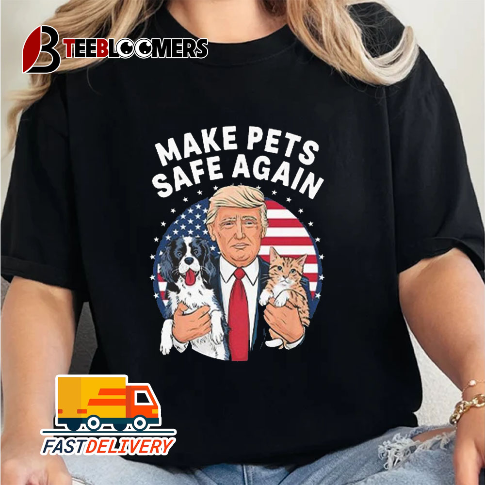 Donald Trump Make Pets Safe Again US Unisex Vintage T Shirt