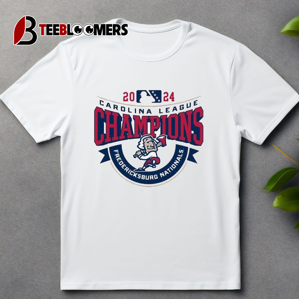 Fredericksburg Nationals Mlb 2024 Carolina League Champions Unisex Vintage T Shirt