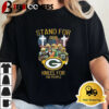 Green Bay Packers Stand For God Kneel For The People Usa Flag Unisex Vintage T shirt