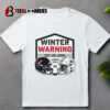 Green Bay Packers Vs Houston Texans Lambeau Field Winter Warning Oct 20 2024 Matchup Unisex Vintage T Shirt