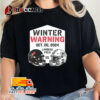 Houston Texans Vs Green Bay Packers Winter Warning Oct 20 2024 Lambeau Field Unisex Vintage T Shirt