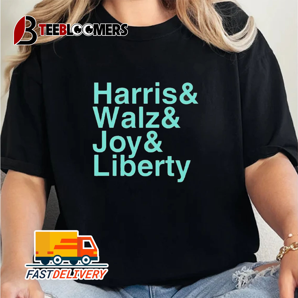 Kamala Harris Walz Joy Liberty Unisex Vintage T Shirt