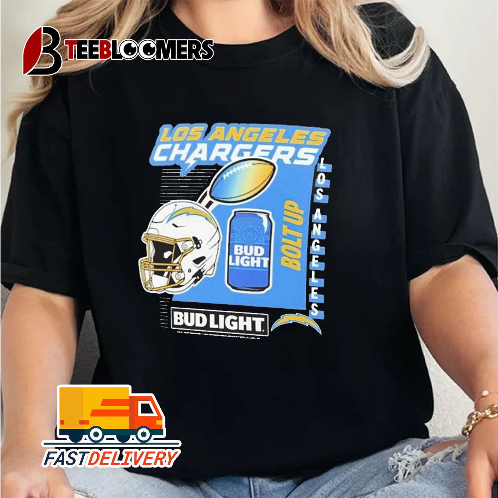 Los Angeles Chargers Bud Light Bolt Up Unisex Vintage T Shirt