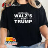 Nebraska Walz's For Trump 2024 Unisex Vintage T Shirt