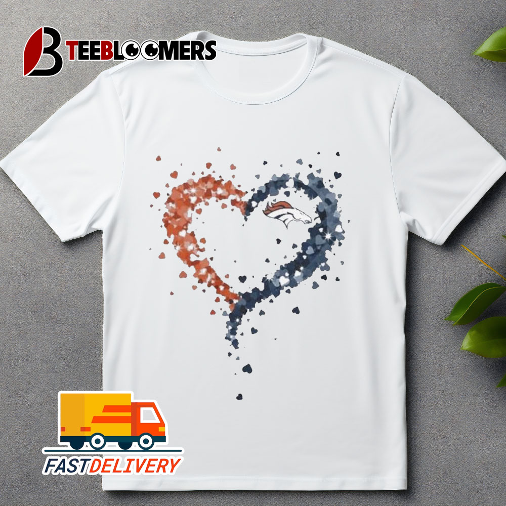 Passion Heart Denver Broncos 2024 Unisex Vintage T Shirt